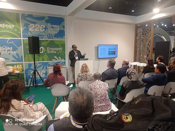 Presentation by Mr. MKS Pasha of IUCN