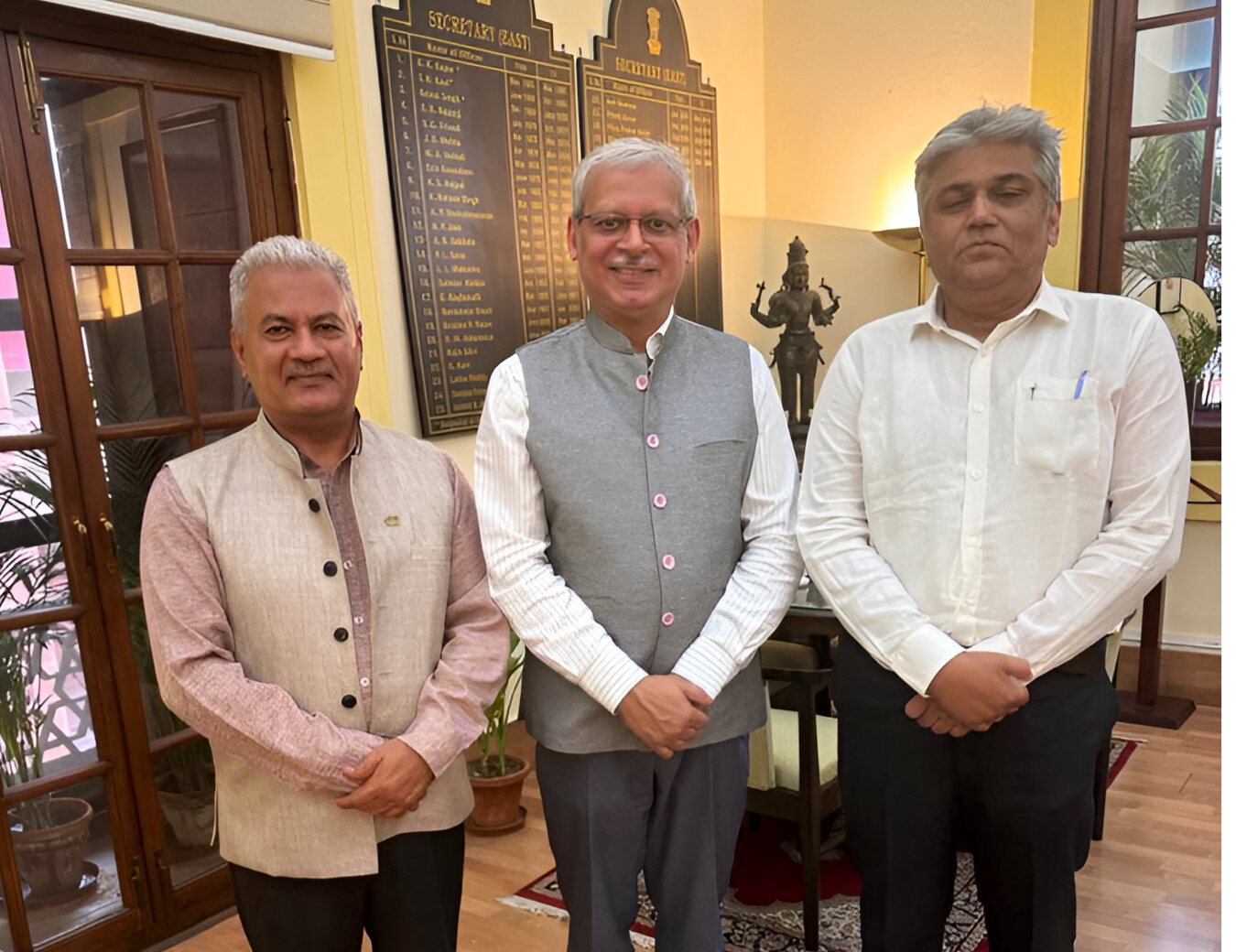 Secretary (East) MEA meeting photograph