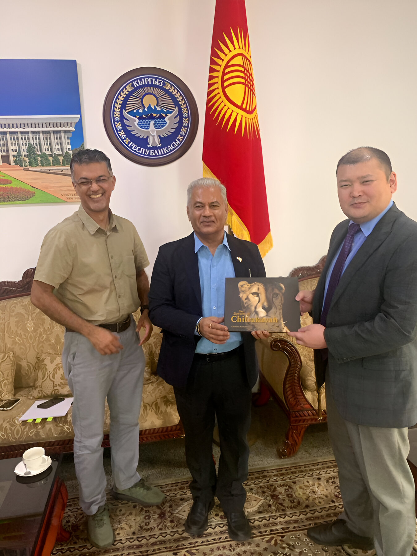 Kyrgyzstan Embassy meeting photograph