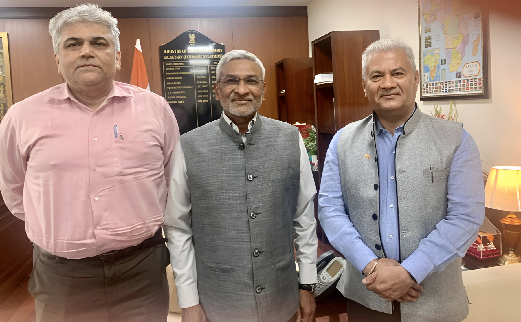 Secretary (ER) MEA meeting photograph