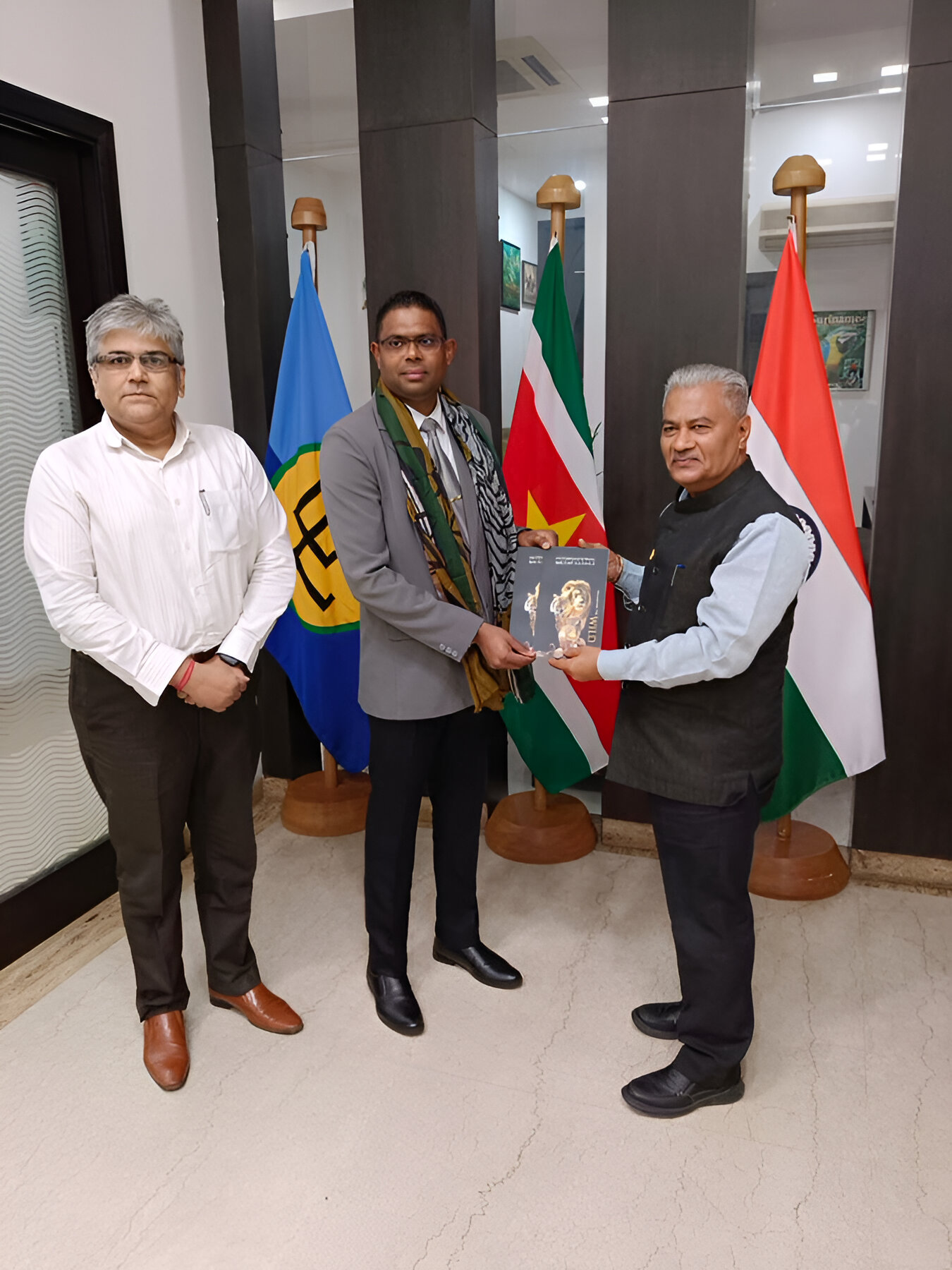 Suriname Embassy meeting photograph