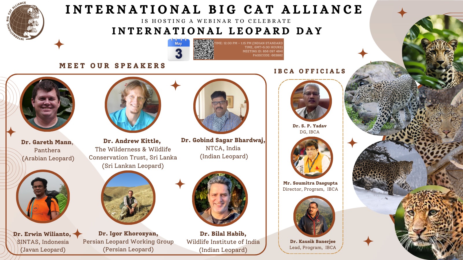 International Leopard Day webinar banner